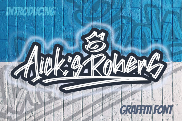 Aick s Robers: A Display Font with Street Art Soul