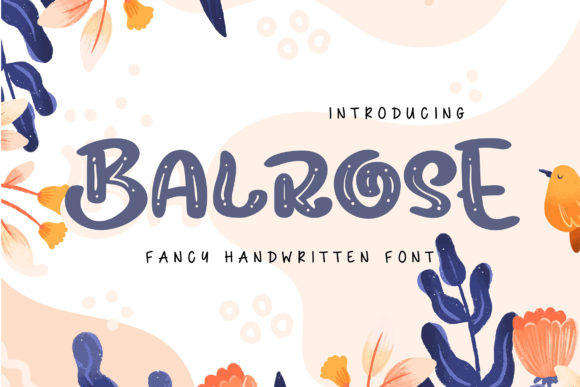 Balrose: A Playful Display Font for Web Design