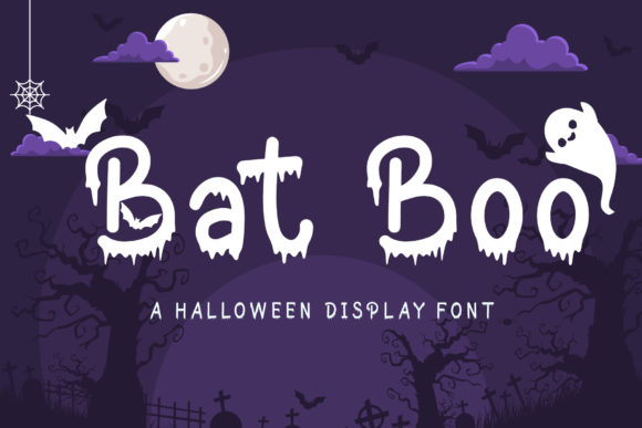 Bat Boo: A Spooky Display Font for Campaign Creatives