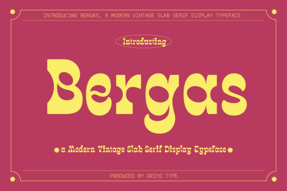 Bergas Font for Branding: A Whimsical Touch with Professional Results