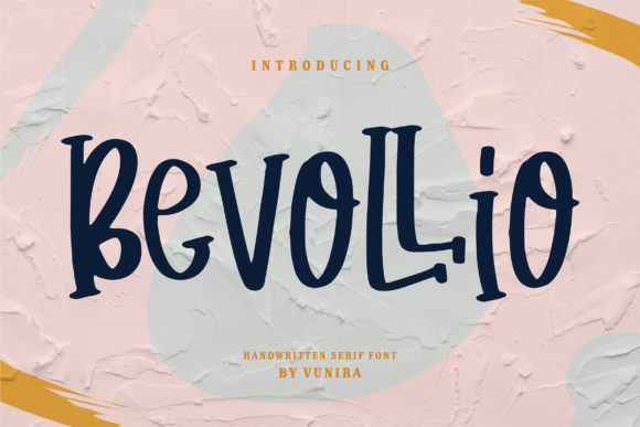 Bevollio: A Playful Font for Editorial Creativity