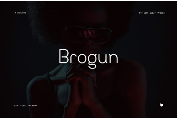 Brogun: A Modern Display Font for Bold Branding
