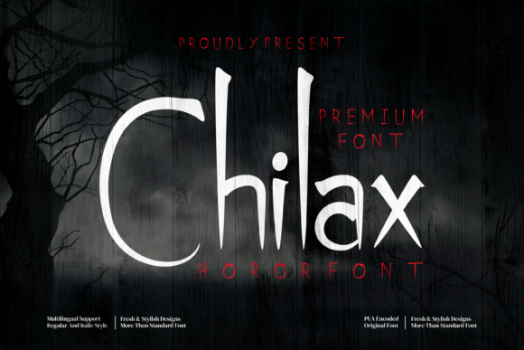 Chilax Font for Craft Projects and More
