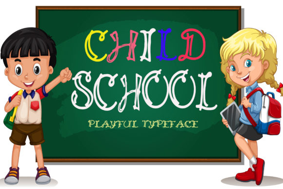 Child School Font for Web Design