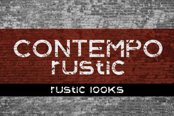 Contempo Rustic: A Bold Display Font for Modern Web Design