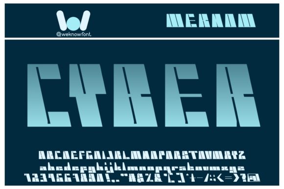 Designing with Cyber: A Futuristic Font for Modern Branding