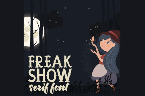 Freak Show Font for Handmade Creations