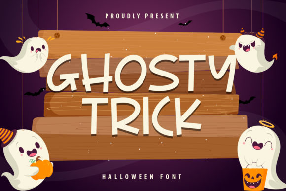 Ghosty Trick: A Playful Display Font for Creative Branding