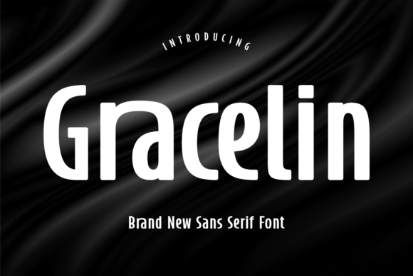 Gracelin: A Bold Display Font for Editorial Design