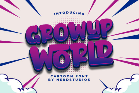 Growup World Font for Handmade Creations