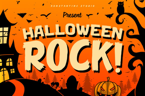 Halloween Rock Font for Eye-Catching Campaigns