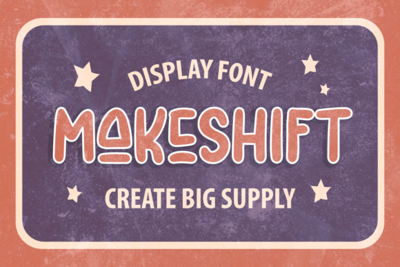 Makeshift Font for Handmade Creations