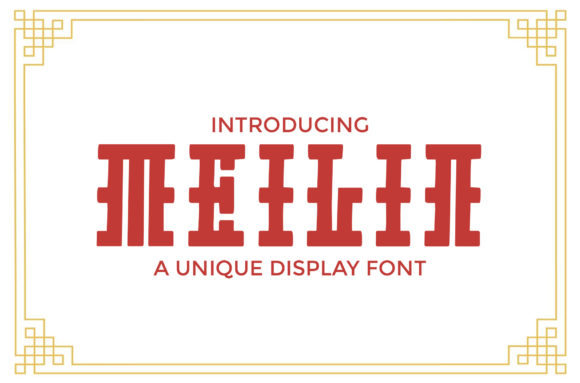 Meiling: A Bold Display Font for Editorial Creativity