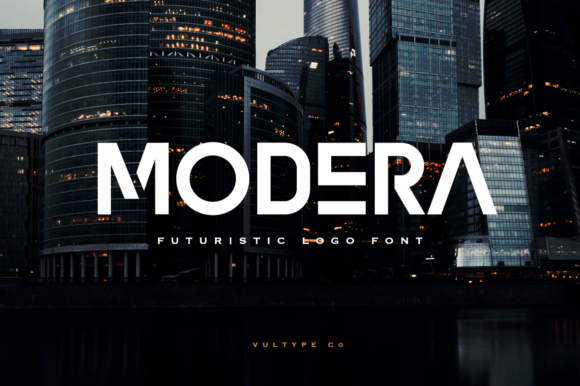 Modera: A Modern Font for Small Business Branding