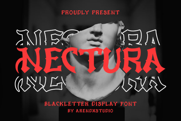 Nectura Font for Halloween-Themed Branding