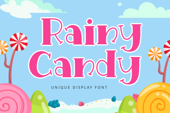 Rainy Candy Font for Web Design