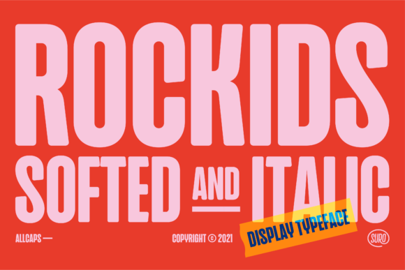 Rockids Softed: A Display Font for Creative Projects