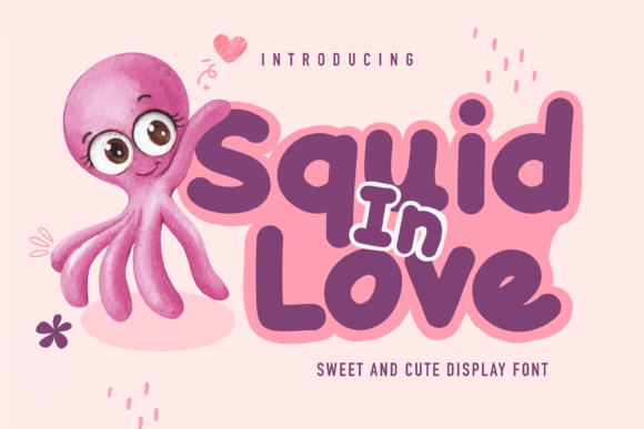 Squid in Love Font for Creative Branding Projects