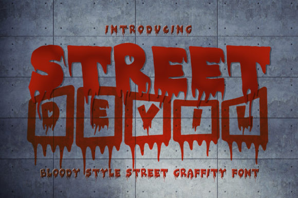 Street Devil: A Bold Display Font for Editorial Design