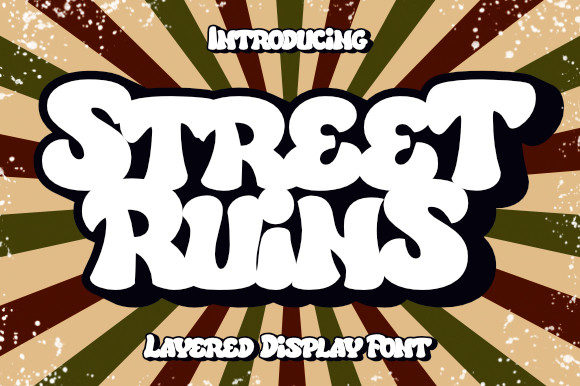 Street Ruins: A Font That Speaks to the Soul of Design
