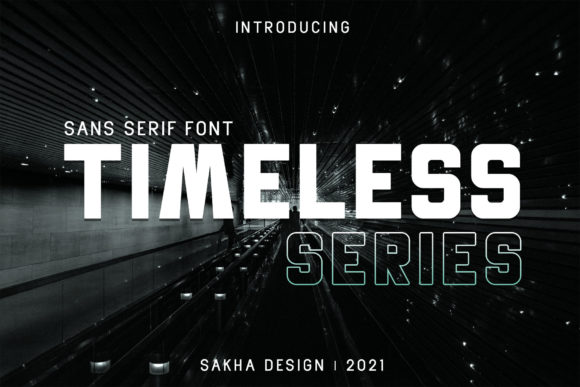 Timeless Series: A Bold Display Font for Modern Branding