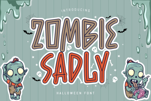 Zombie Sadly Font for Editorial Design